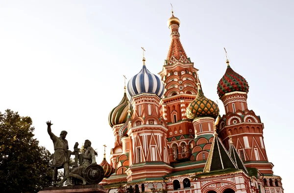 San. Cattedrale di Basilico a Mosca — Foto Stock