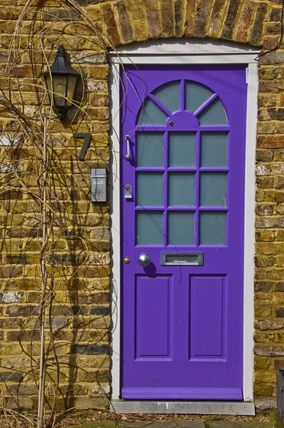 Purple door — Stock Photo, Image