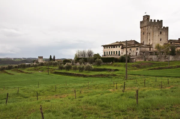 Тосканский замок — стоковое фото