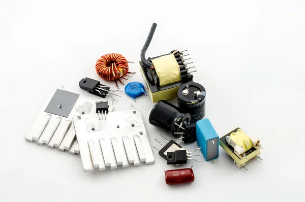 Varias partes eléctricas — Foto de Stock