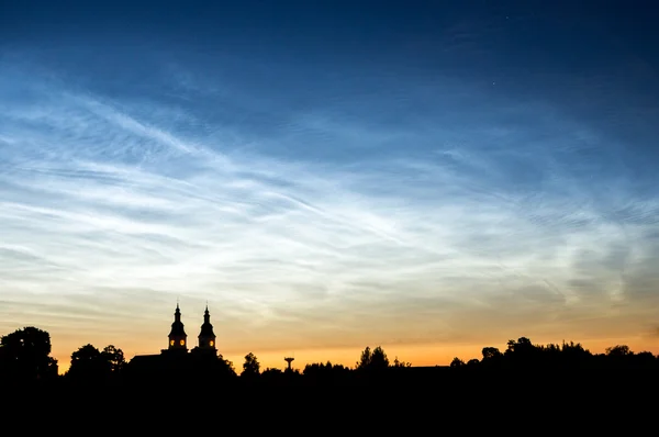 Noctilucent cloud — Stock Photo, Image