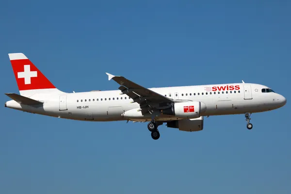 stock image Swiss Airbus A320