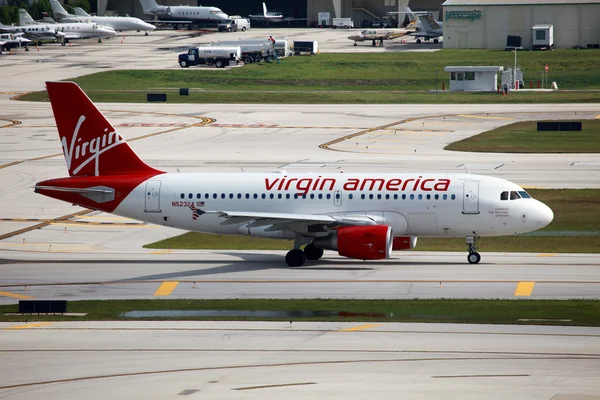 Virgin America Airbus A319 — Stockfoto