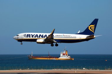 Ryanair Boeing 737-800 clipart