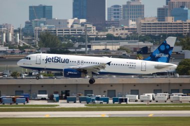 JetBlue Airbus A320 clipart