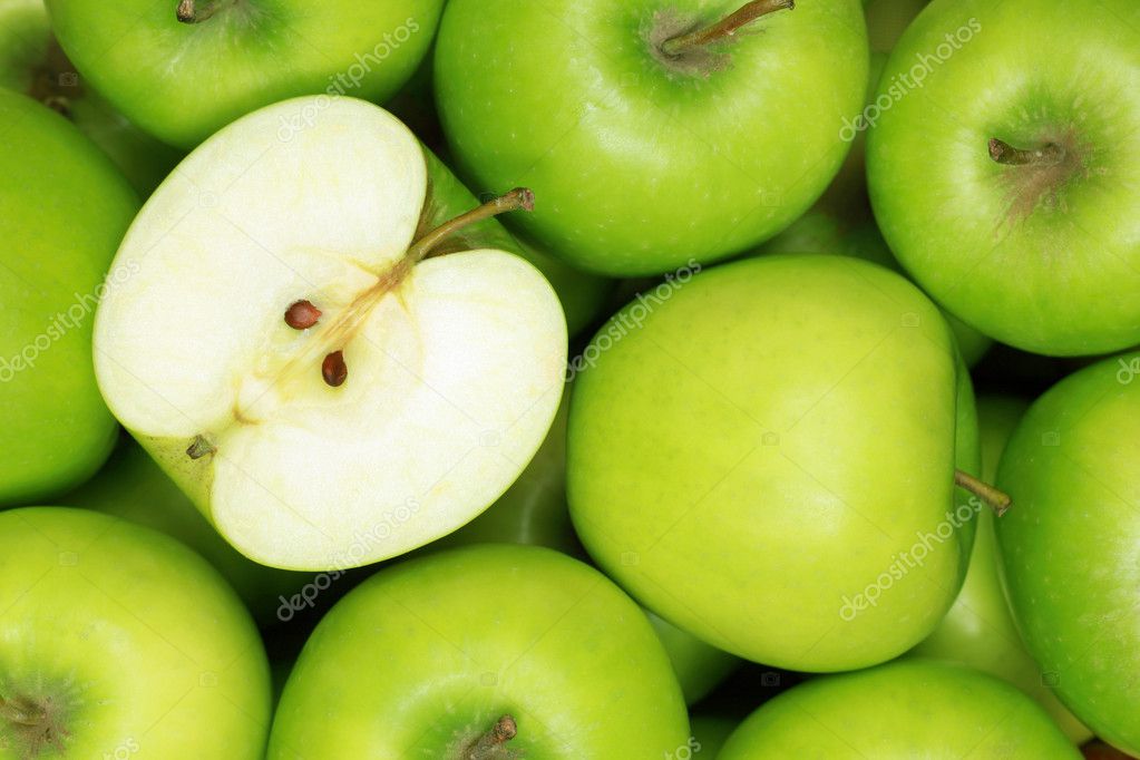 Green apples — Stock Photo © Boarding2Now 12158684