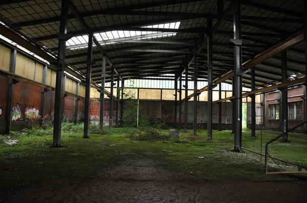 Inside factory ruin — Stock Photo, Image