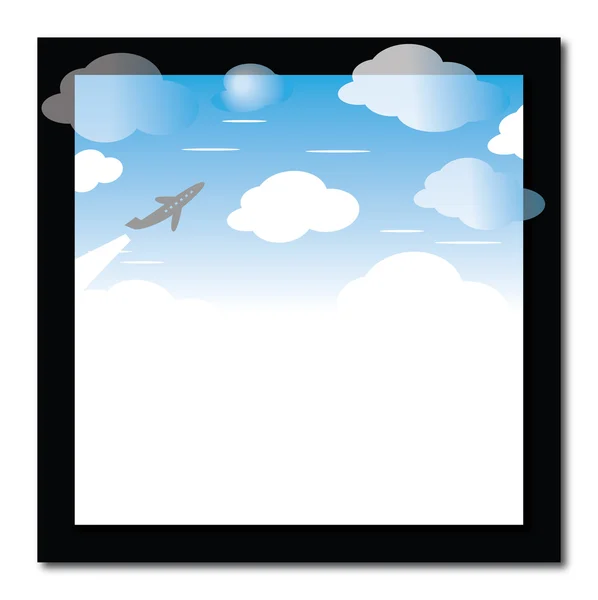 Background with sky — Stock Photo, Image