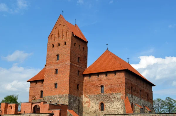 Castillo de Trakai XIV, arquitectura del siglo XV — Foto de Stock