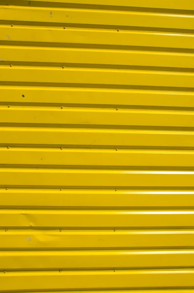 Zeď z žlutá Dřevěná prkna. — Stock fotografie