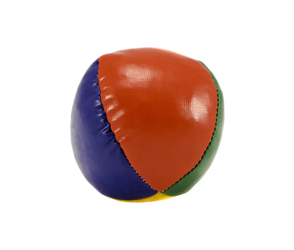 Žonglování míč izolovaných na bílém — Stock fotografie