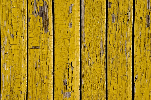 Ancient wooden wall with peeling paint background. — Stock Photo, Image