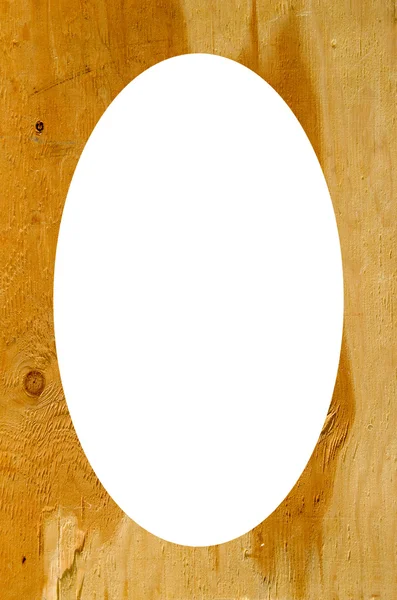 饱和烃木板背景和白色椭圆形的中心 — 图库照片