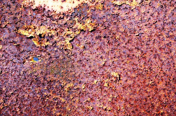 Time and corrosion affected surface steel surface — Stock Photo, Image