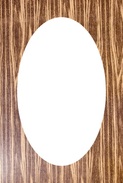 Fundo de papelão e oval branco no centro — Fotografia de Stock