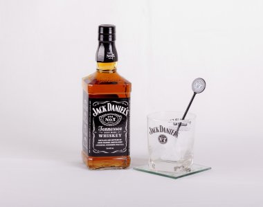Bottel of Jack Daniel's clipart