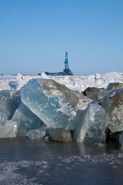 Stock image Rig in the Arctic