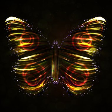 Shiny Butterfly clipart