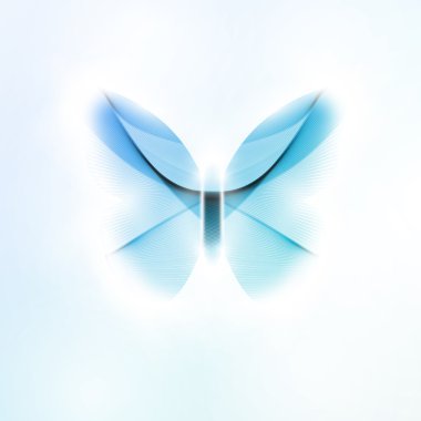 Abstract butterfly clipart