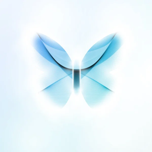 Mariposa abstracta — Vector de stock
