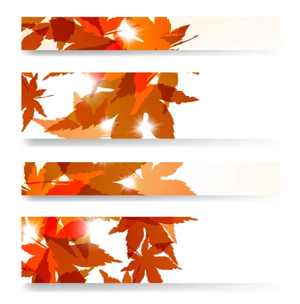 秋季横幅 — 图库矢量图片