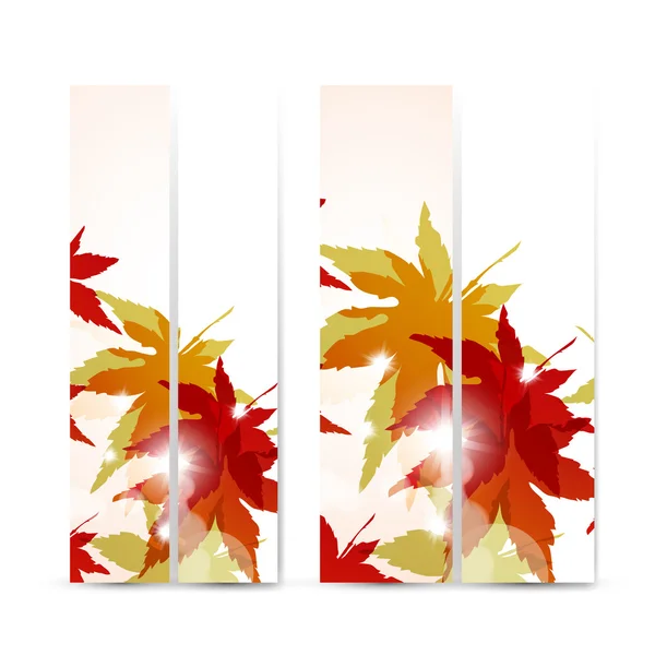 Bannière d'automne — Image vectorielle