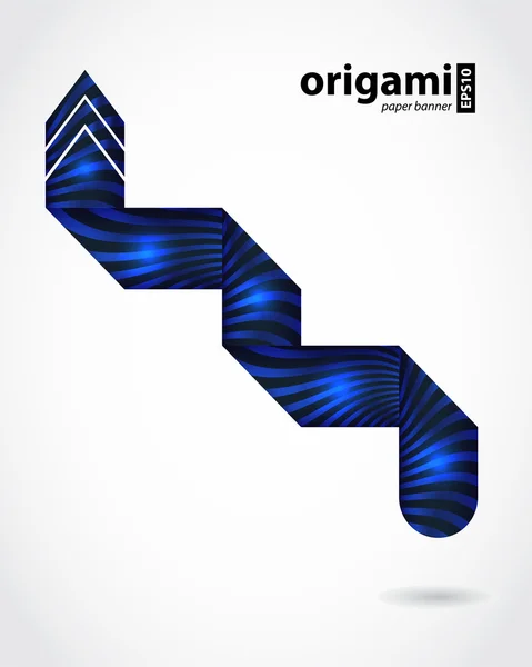 Absztrakt origami különleges design — Stock Vector
