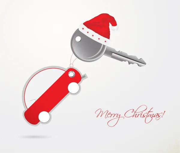 车钥匙与遥控器-圣诞礼物 — 图库矢量图片