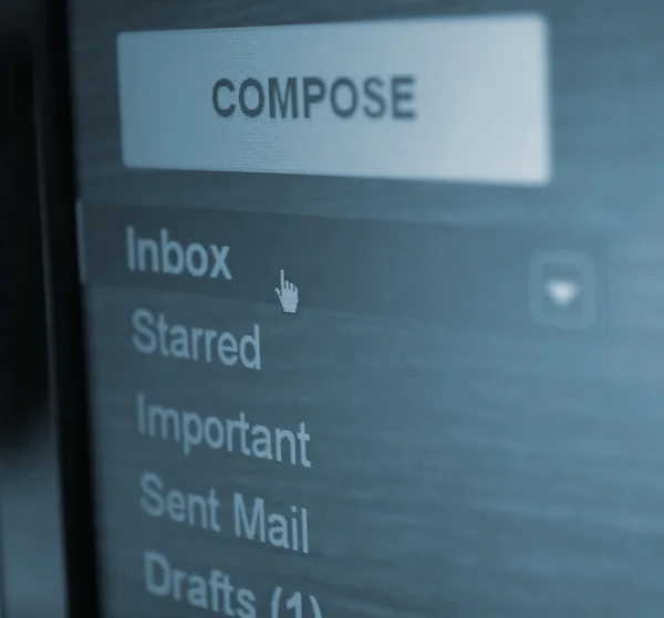 Inbox folder — Stock Photo, Image