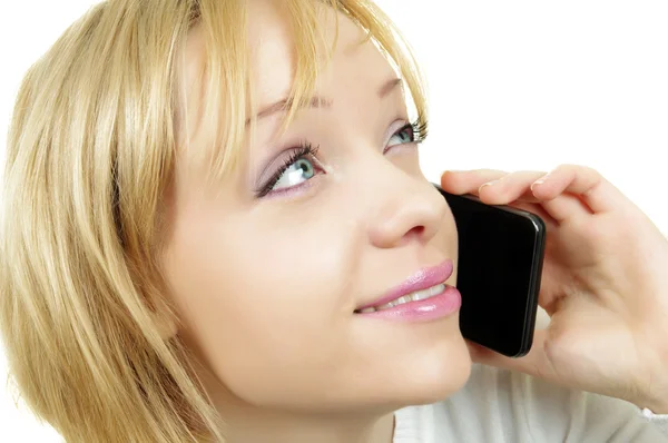 stock image Woman with phone