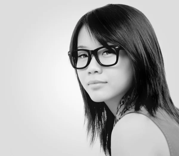 Aasialainen tyttö — kuvapankkivalokuva