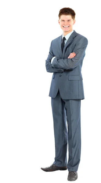 Stock image Young business man isolated on white background