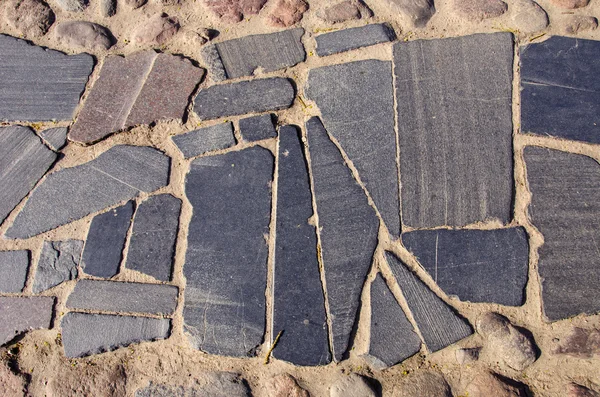 Original pedras antigas fundo pavimento — Fotografia de Stock