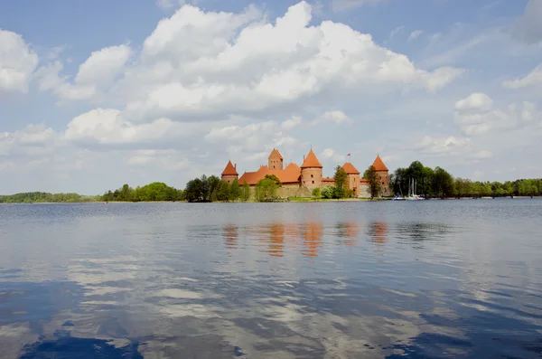 Litevský středověkých králů hrad trakai — Stock fotografie