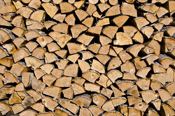 Firewood background and texture — Stock Photo, Image