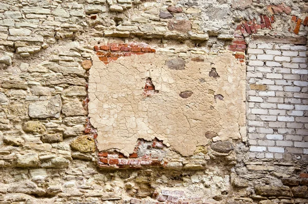 Antiguo muro y varios ladrillos de fondo —  Fotos de Stock