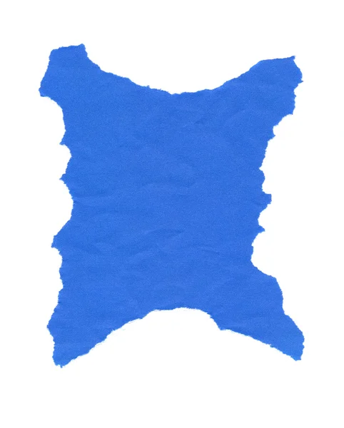 Erillinen sininen paperi muodossa tausta — kuvapankkivalokuva