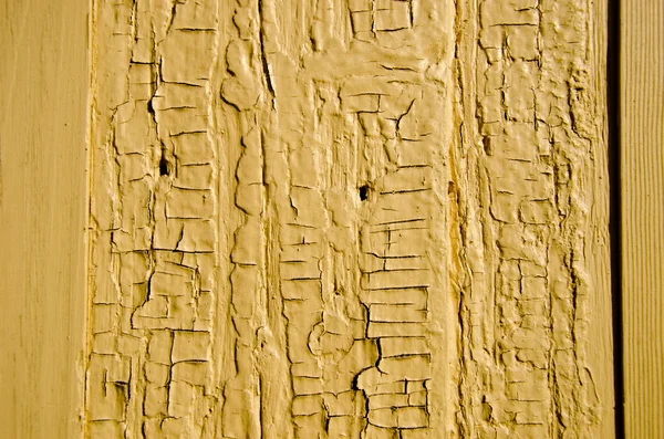 Ancient yellow wooden wall background — Stock Photo, Image