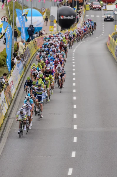 69 tour de pologne, 4 etapie od Będzinie katowice. — Zdjęcie stockowe