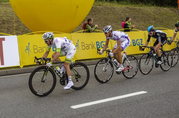 69 Tour de Pologne, 4ª etapa de Bedzin a Katowice . — Foto de Stock