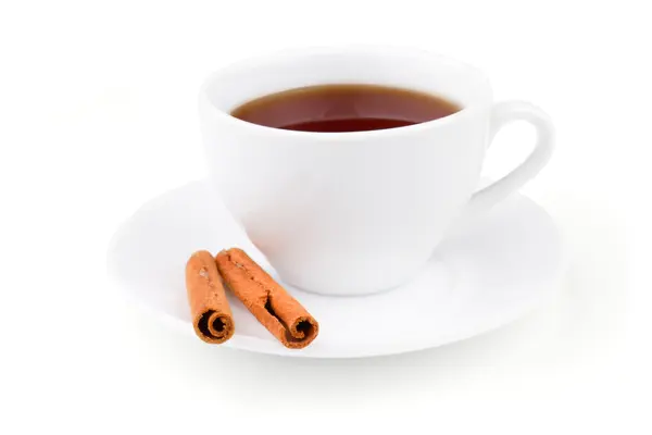 Чай с корицей — стоковое фото
