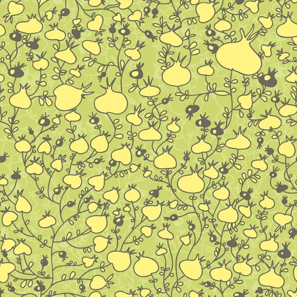 Patrón floral sin costuras. hojas de patrón lineal — Archivo Imágenes Vectoriales