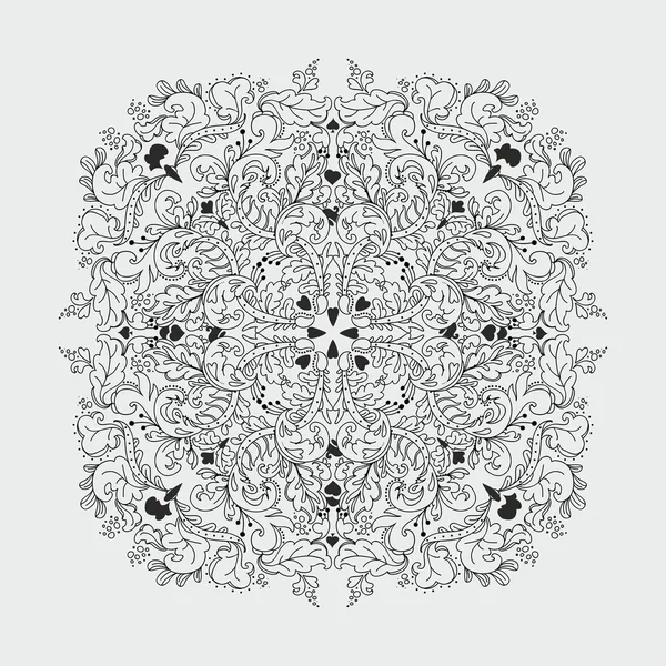 Διακοσμητικά γύρο άνευ ραφής δαντέλα μοτίβο. διακοσμητικά γύρο δαντέλα floral μοτίβο. πολύχρωμη λουλουδάτο μοτίβο, Μάνταλα. — Φωτογραφία Αρχείου