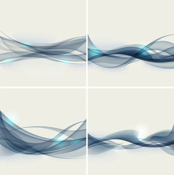 Абстрактна хвиля. Векторна ілюстрація . — стоковий вектор