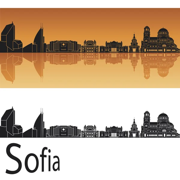 stock vector Sofia skyline