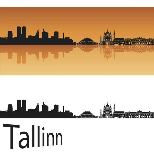 Tallinn Skyline — Stock Vector