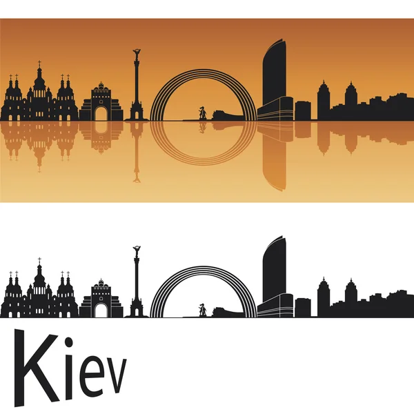 Kiewer Skyline — Stockvektor