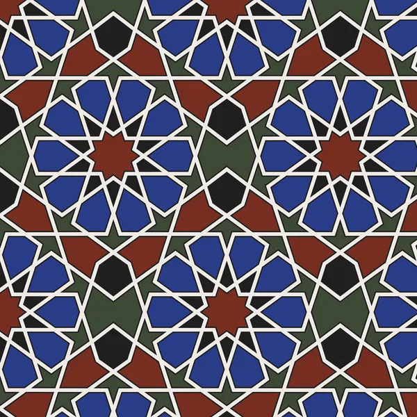 Patrón sin costura árabe — Archivo Imágenes Vectoriales
