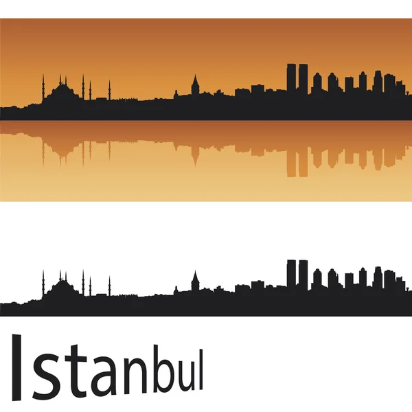 Horizonte de istanbul — Vetor de Stock