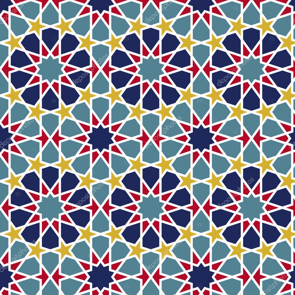 Arabesque seamless pattern 15